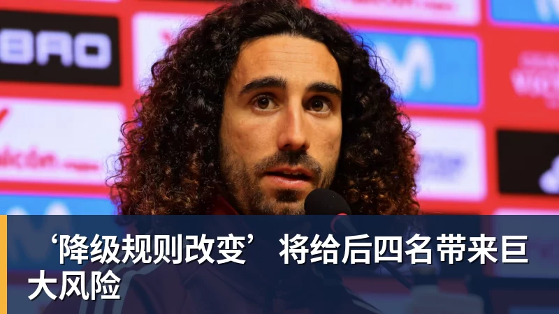 ‘降级规则改变’将给后四名带来巨大风险